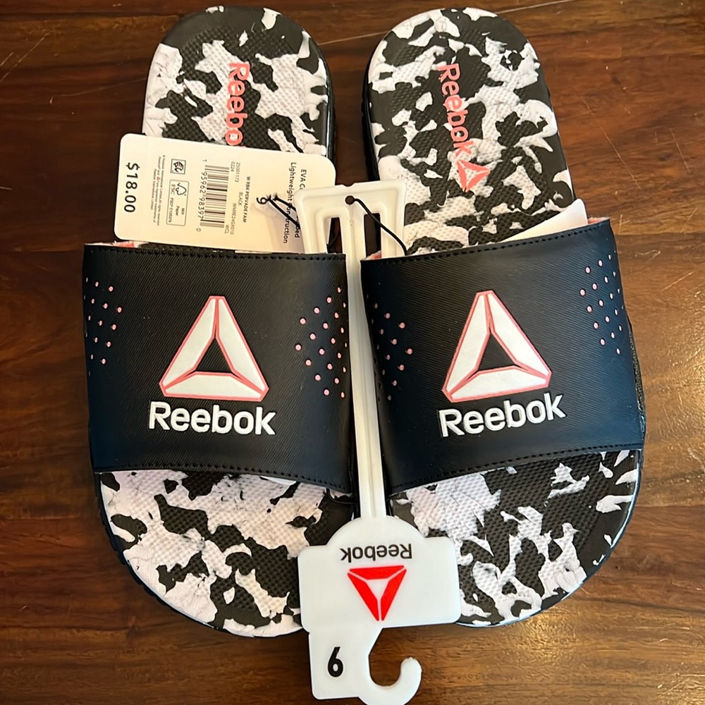 NWT REEBOK SLIDES